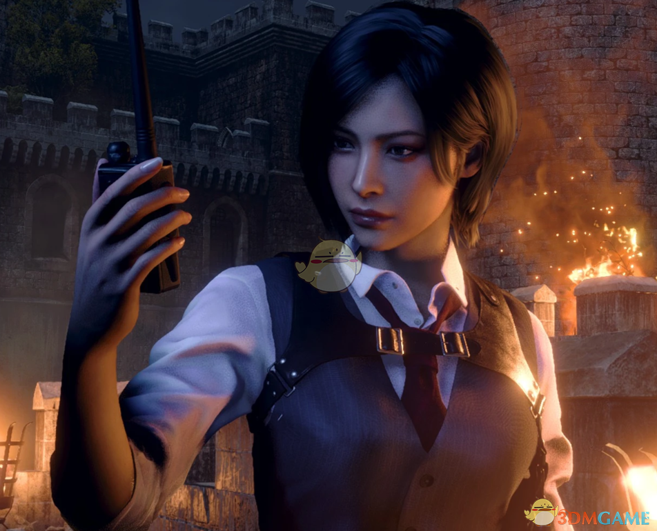 《生化危机4:重制版》艾达的RE2黑色电影服装MOD