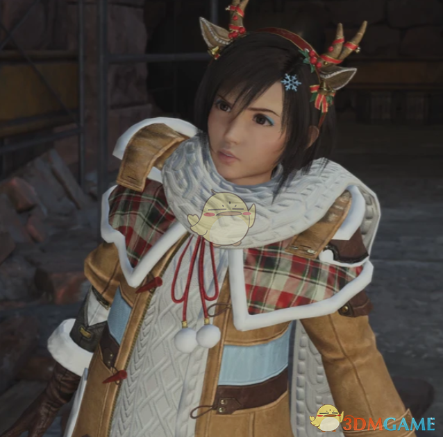 《最终幻想7:重生》尤菲的圣诞驯鹿服装MOD