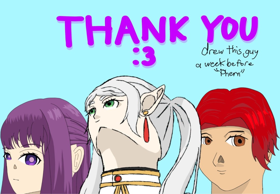 “仰头芙莉莲”绘图爆红成新梗 原作者发文感谢支持