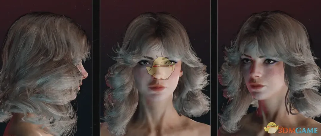 《赛博朋克2077》层次羽毛剪长发MOD