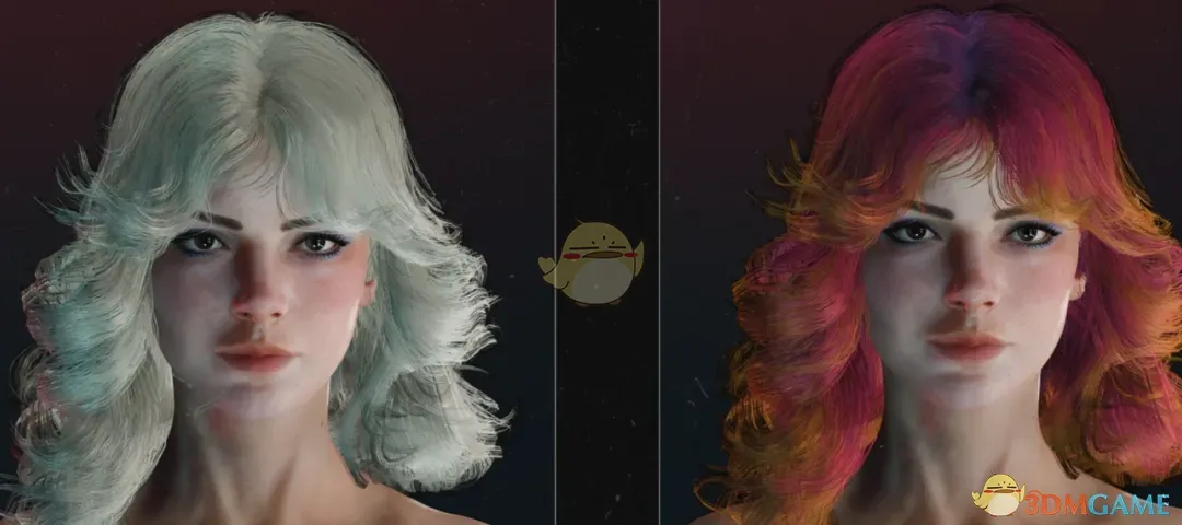 《赛博朋克2077》层次羽毛剪长发MOD