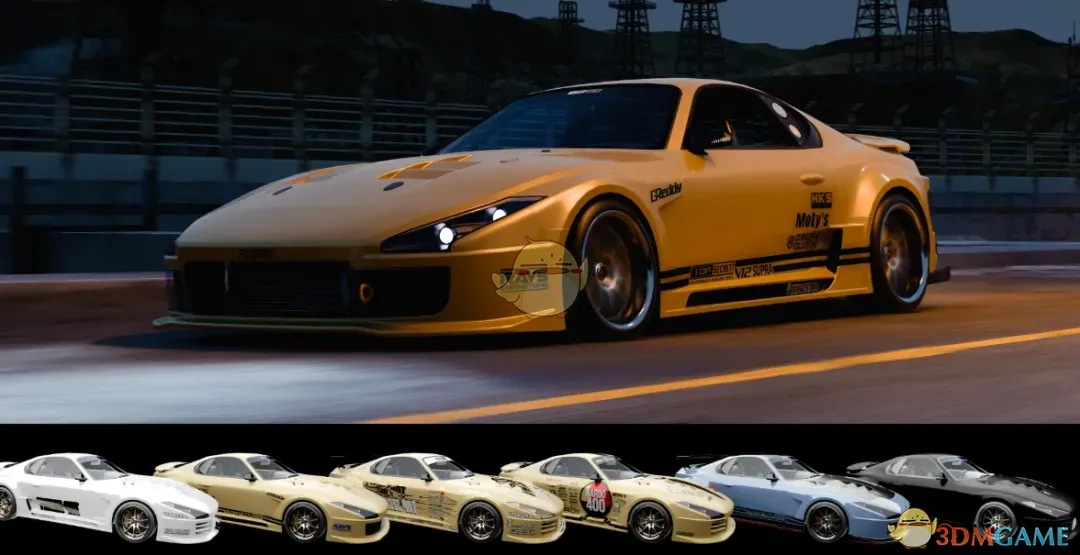 《赛博朋克2077》丰田牛魔王SUPRA 跑车MOD