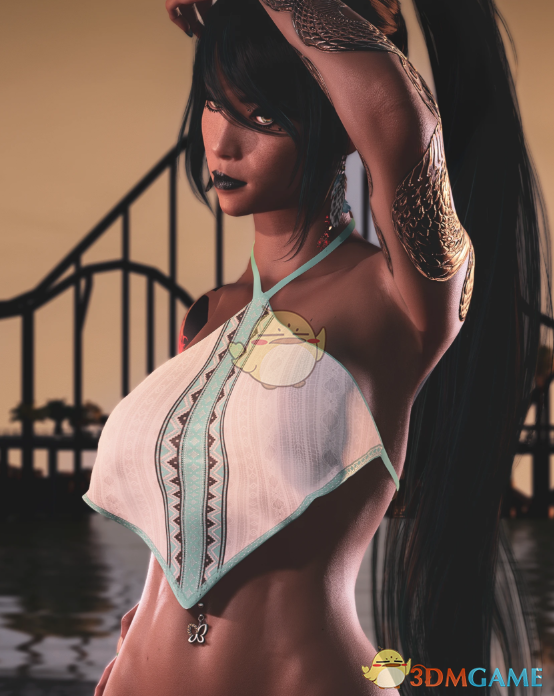 《赛博朋克2077》奇异海滩泳衣MOD