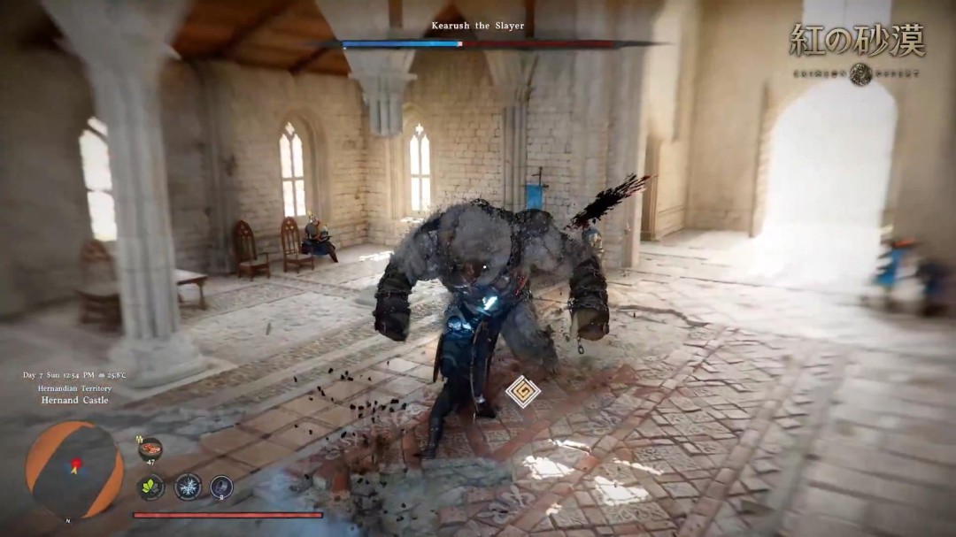 《红色沙漠》新战斗实机演示 大战Boss非常爽快