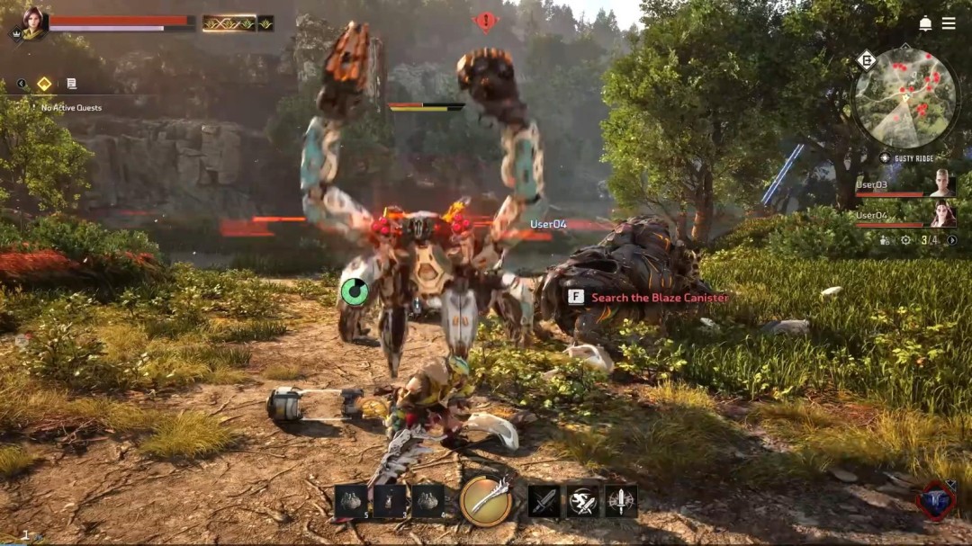 《地平线：钢铁边境》新实机演示 画面和玩法很棒