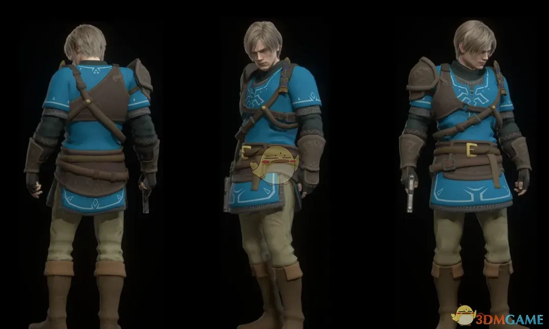 《生化危机4：重制版》里昂的塞尔达传说冠军皮甲MOD