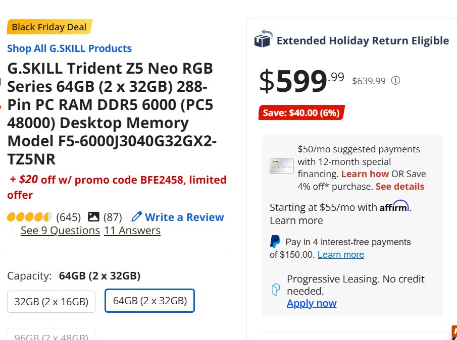 国外网友受不了了！64GB内存售价比一台PS5还贵