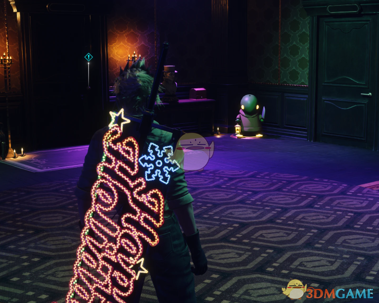 《最终幻想7：重生》克劳德的霓虹灯牌之剑MOD