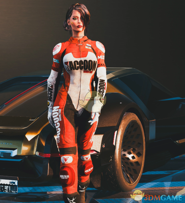 《赛博朋克2077》生化危机爱莎沃克机车服MOD