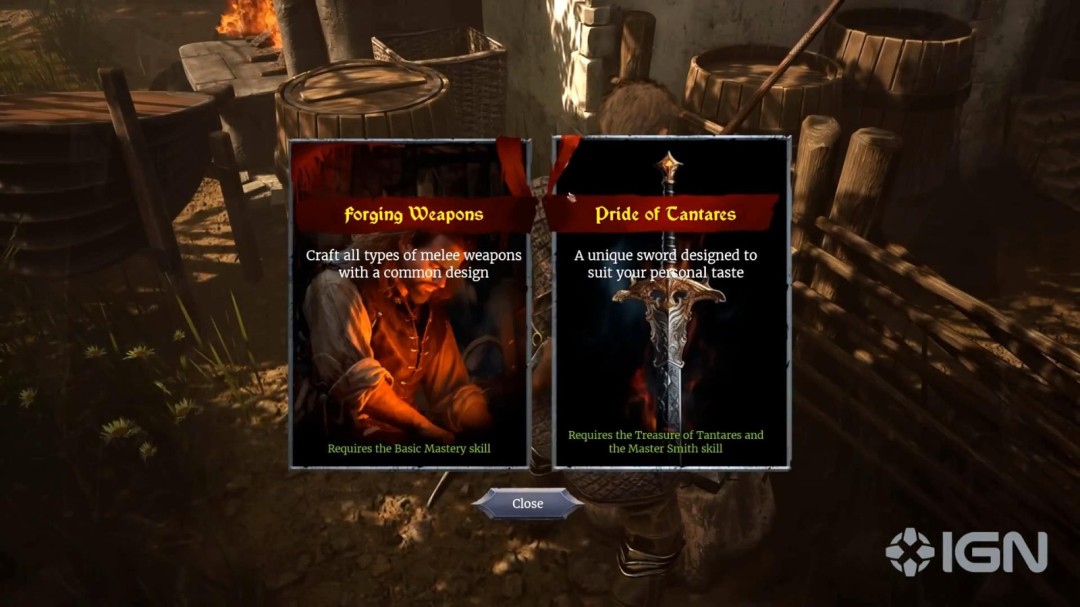 《灰雨钢锋》武器锻造实机演示 自己打造利器杀敌