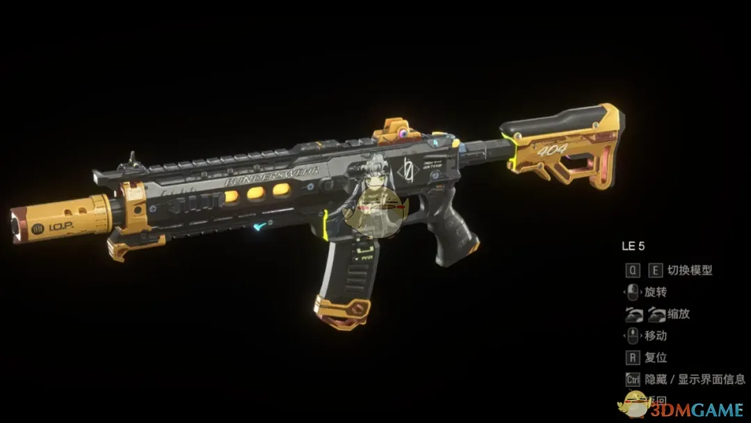 《生化危机4：重制版》LE5冲锋枪的少女前线可露凯皮肤MOD