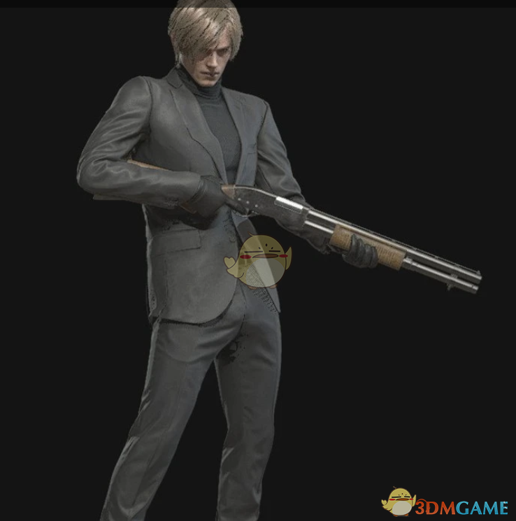 《生化危机4：重制版》里昂的威斯克黑色西装MOD