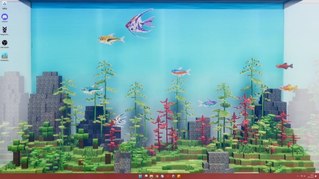 《桌面生态箱》demo