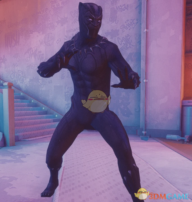 《师父》扮演漫威超级英雄黑豹MOD