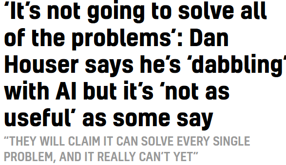 R星前联合创始人：AI之于游戏开发还没有人们想象那么给力