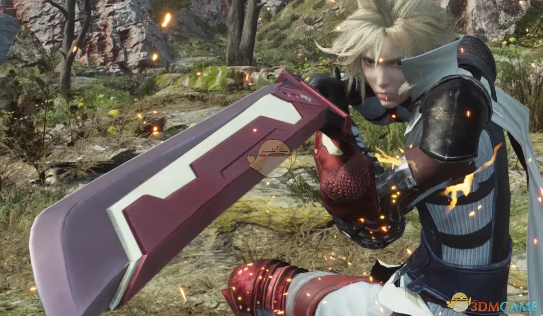 《最终幻想7：重生》克劳德的猩红闪电之剑MOD