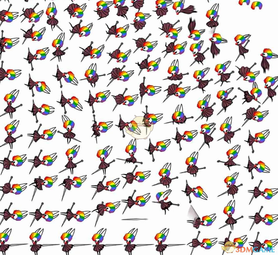 《空洞骑士:丝之歌》黄蜂女的小丑外观MOD