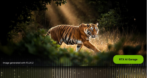 FLUX.2 图像生成模型发布，针对 NVIDIA RTX GPU 优化