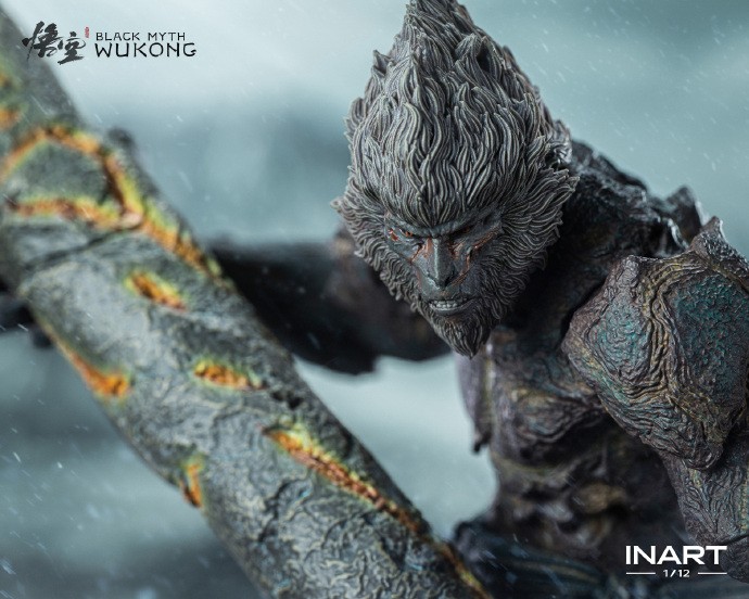 昆仑顶上柱擎天！《黑神话：悟空》石猿手办即将开订