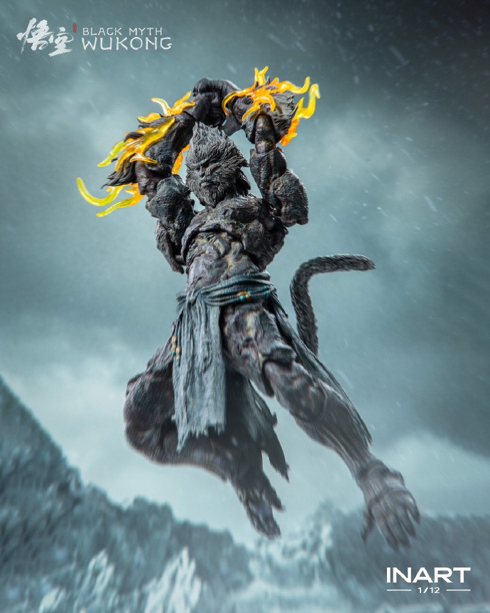 昆仑顶上柱擎天！《黑神话：悟空》石猿手办即将开订