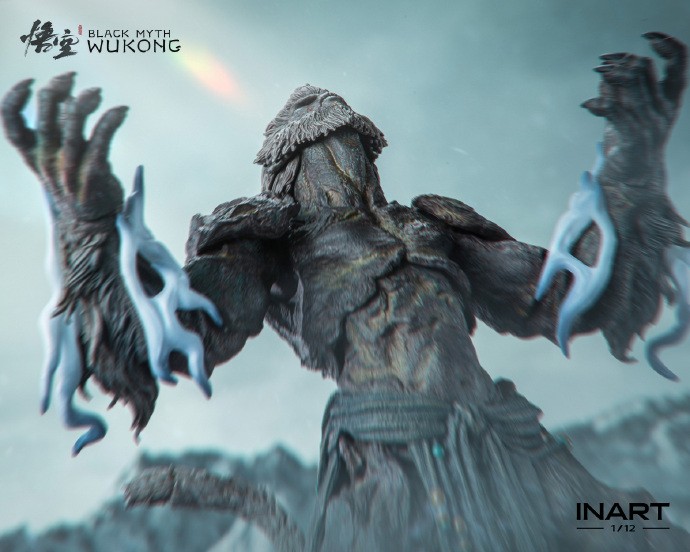 昆仑顶上柱擎天！《黑神话：悟空》石猿手办即将开订