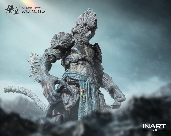 昆仑顶上柱擎天！《黑神话：悟空》石猿手办即将开订