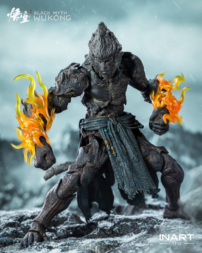 昆仑顶上柱擎天！《黑神话：悟空》石猿手办即将开订