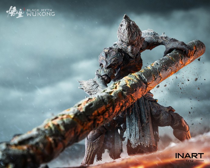 昆仑顶上柱擎天！《黑神话：悟空》石猿手办即将开订