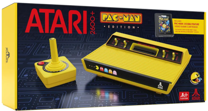 雅达利2600复刻主机吃豆人联名款发售 经典升级回归