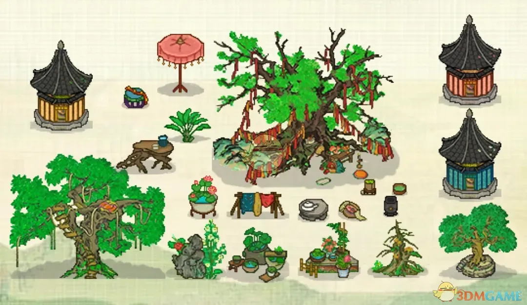 《星露谷物语》江南百景图古风家具MOD