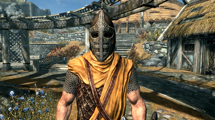 《上古卷轴5》玩家整花活 各种方法拯救主线被龙摔死士兵