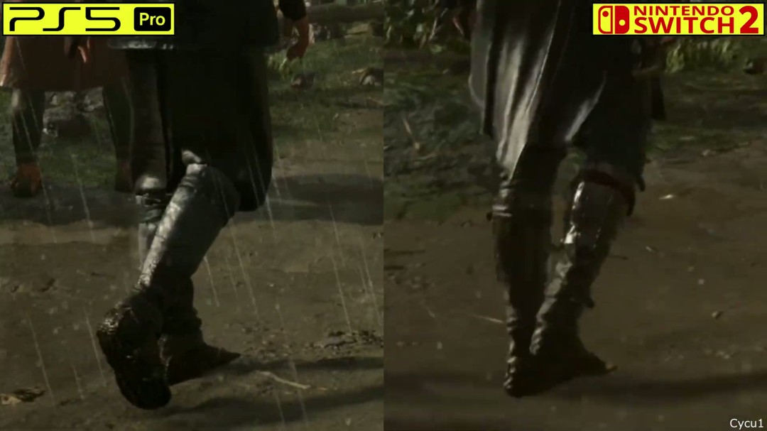 《刺客信条：影》PS5 Pro和Switch 2画面对比