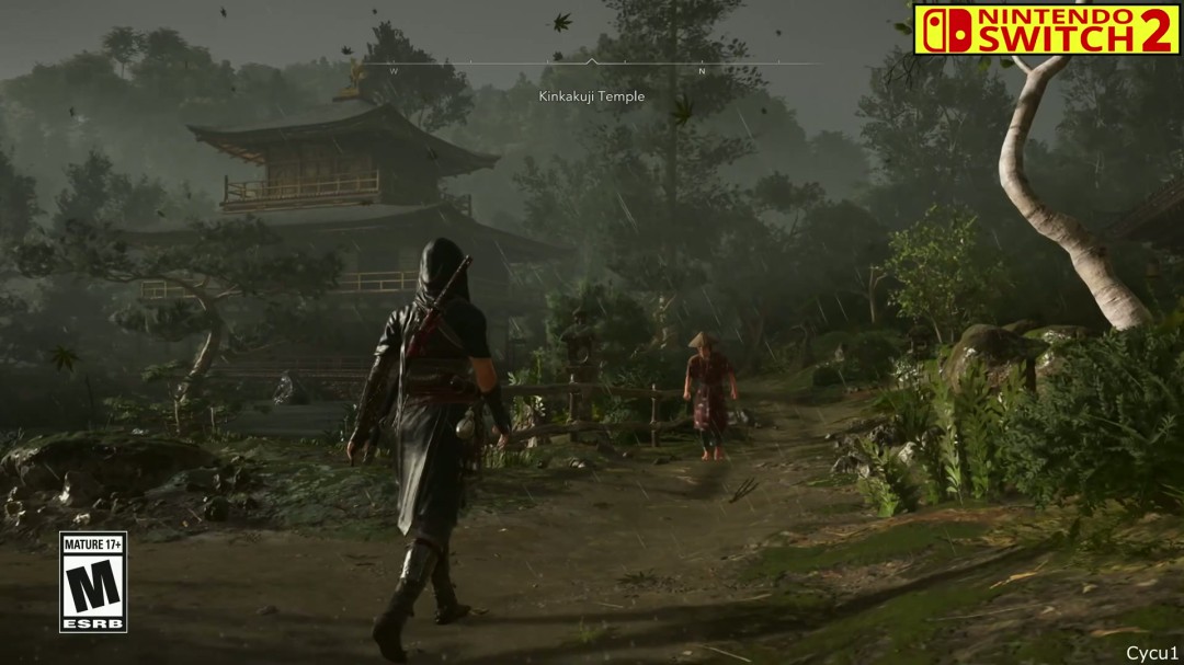 《刺客信条：影》PS5 Pro和Switch 2画面对比