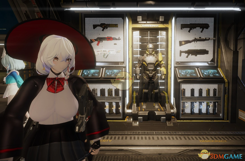 《绝地潜兵2》蔚蓝档案白尾绘里外观MOD