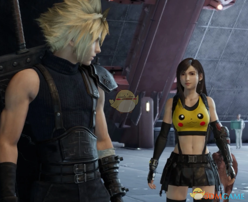 《最终幻想7：重生》蒂法的可爱皮卡丘上衣MOD