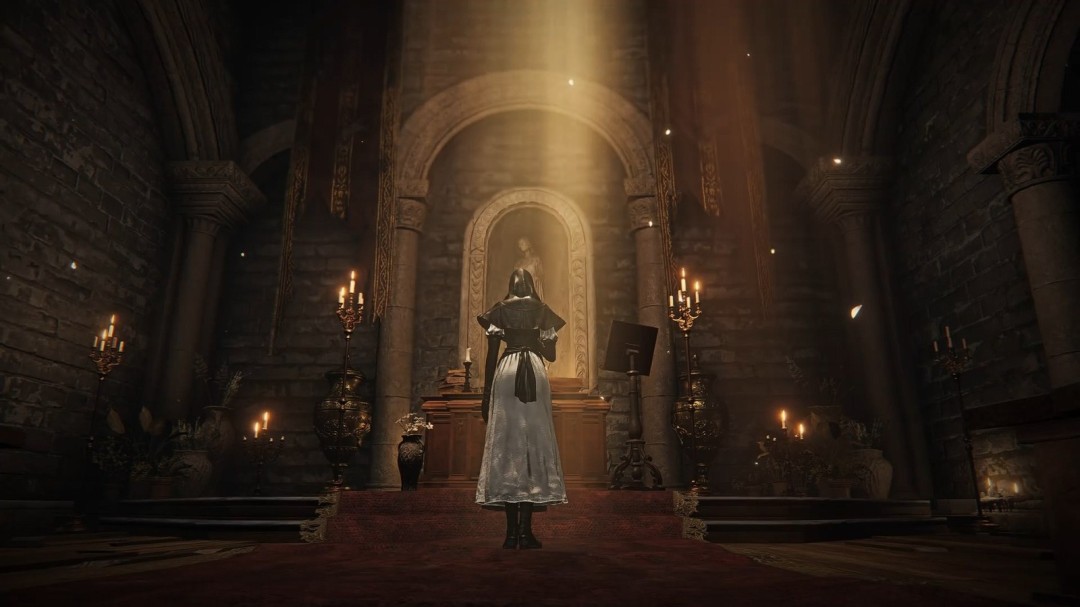 翘臀修女姐姐！《艾尔登法环黑夜君临》DLC角色PV：送葬者