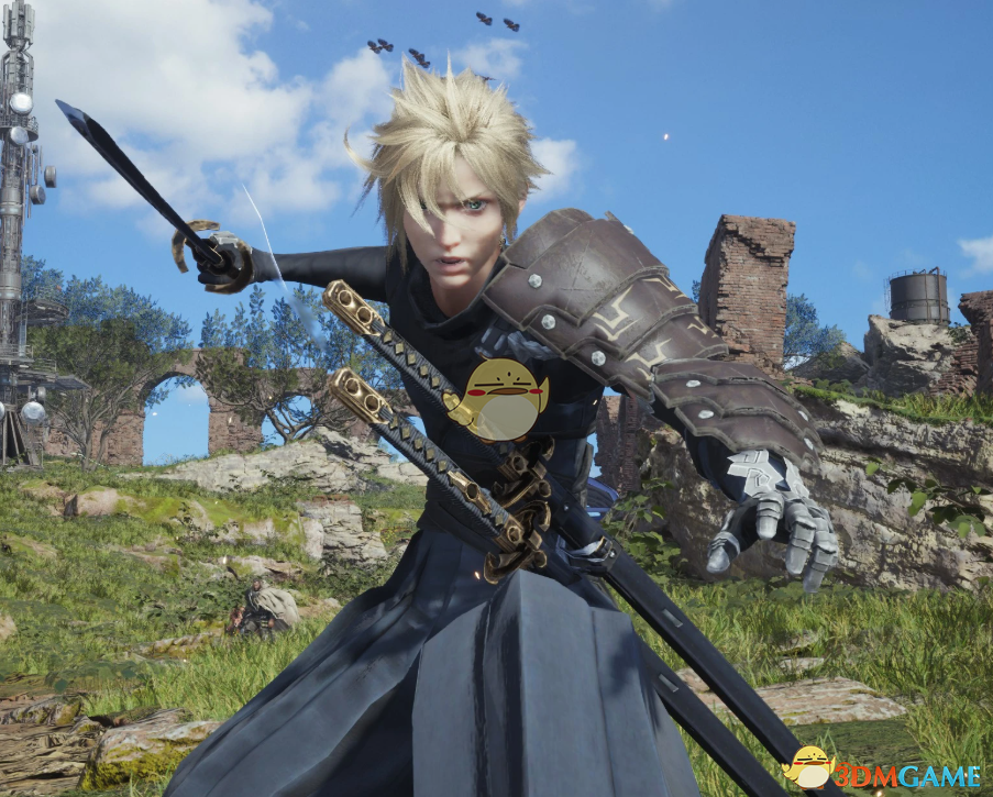 《最终幻想7：重生》克劳德的村雨战斗服MOD