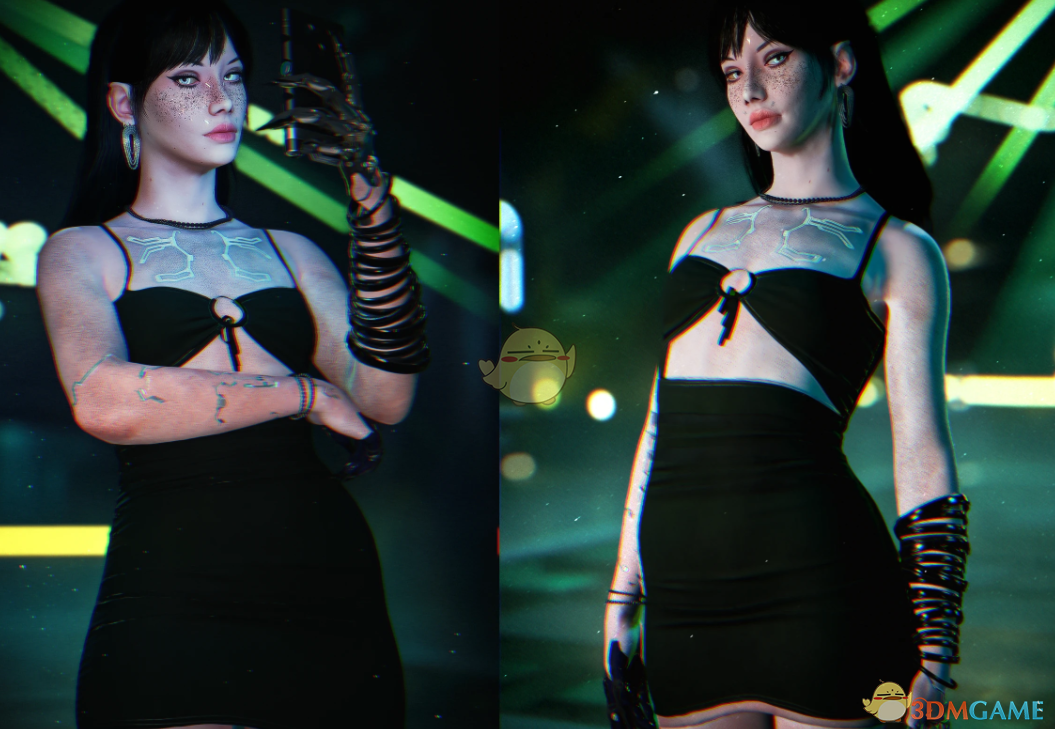 《赛博朋克2077》性感都市套装MOD