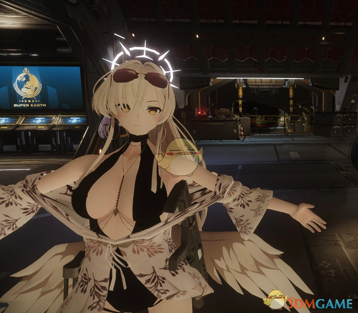 《绝地潜兵2》蔚蓝档案桐藤渚泳装外观MOD