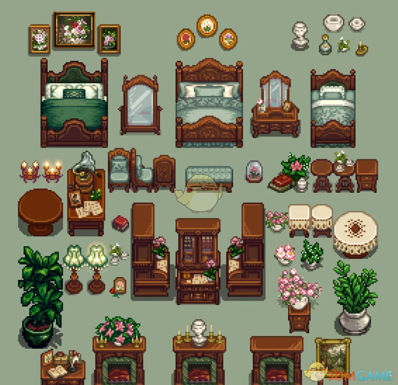 《星露谷物语》维多利亚风家具MOD