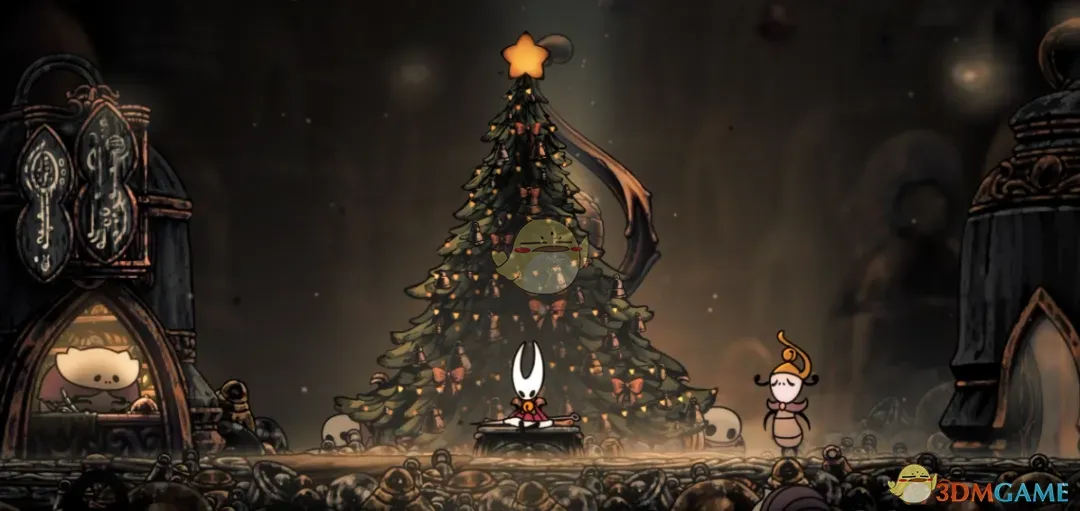 《空洞骑士：丝之歌》圣诞树背景MOD