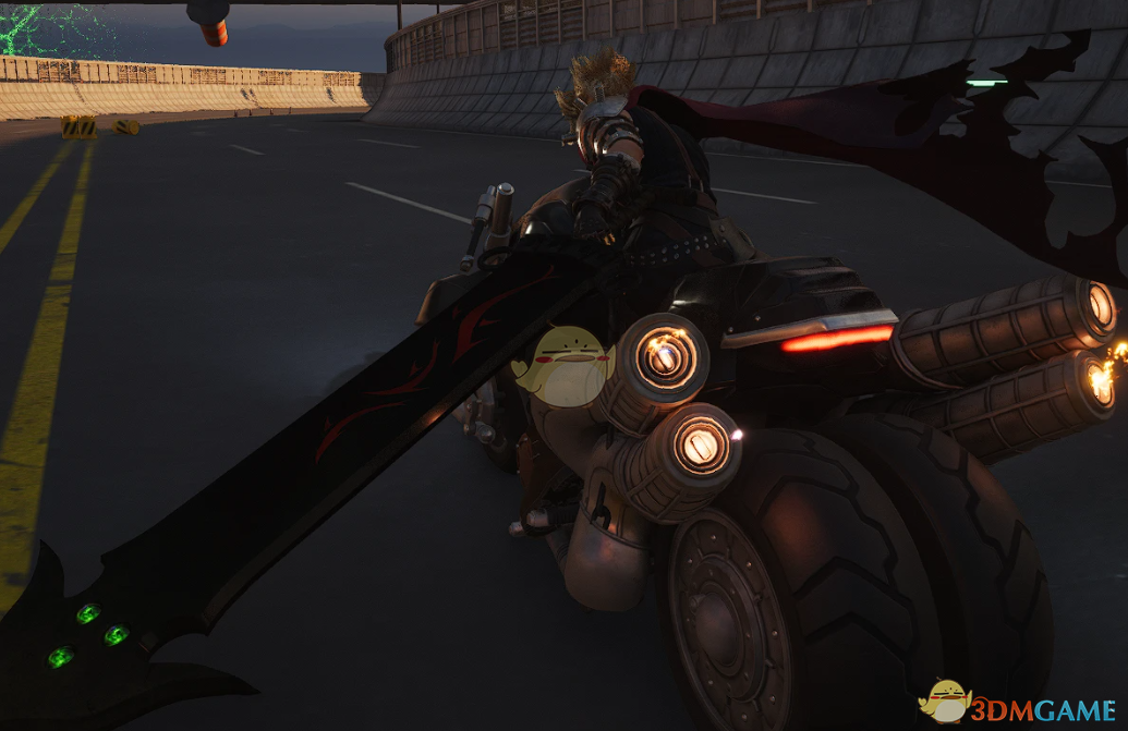 《最终幻想7：重生》克劳德的最终幻想10杰克特大剑MOD