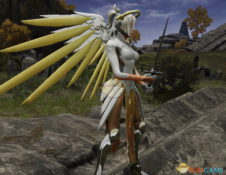 《艾尔登法环》守望先锋天使外观MOD