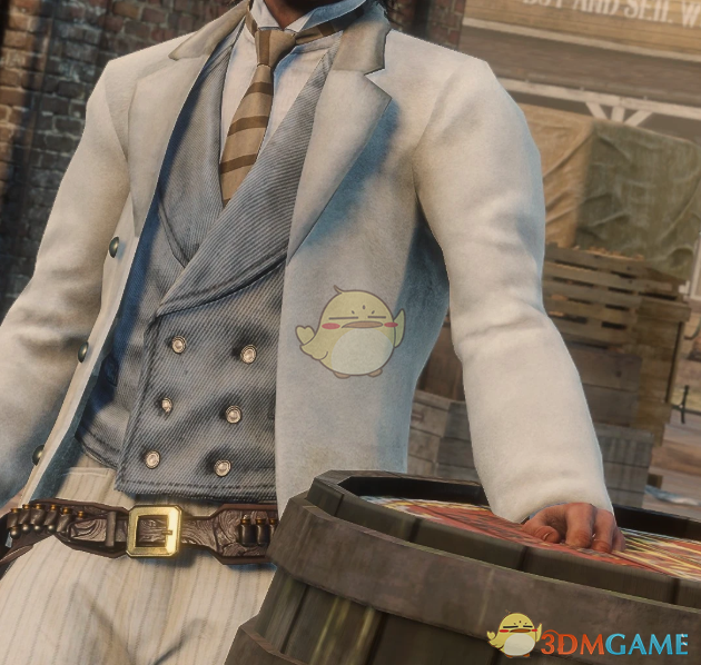 《荒野大镖客2》约翰的白色绅士西装MOD