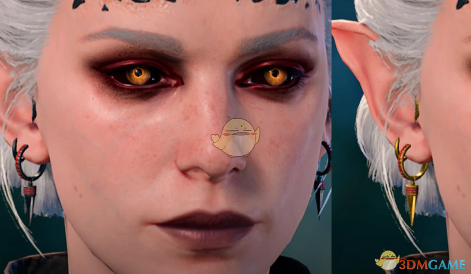 《博德之门3》黑金耳环MOD