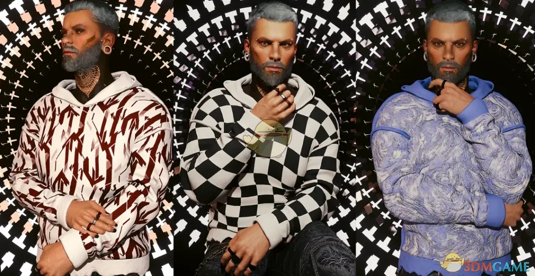 《赛博朋克2077》休闲连帽衫MOD