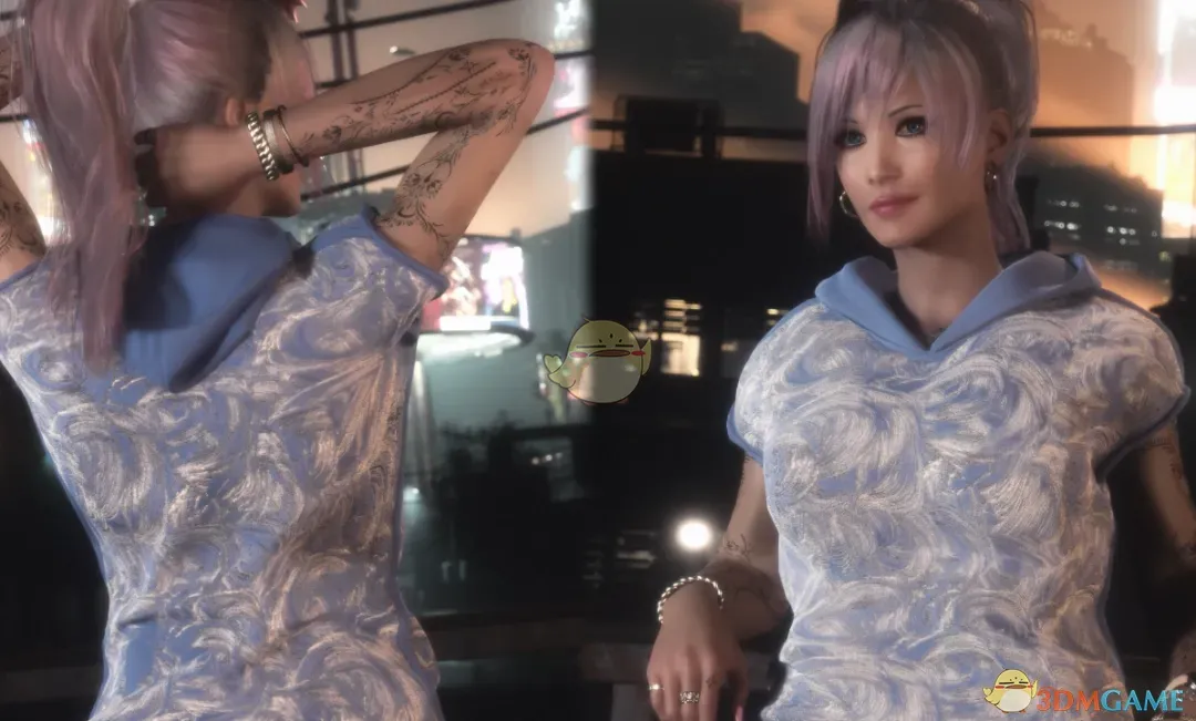 《赛博朋克2077》休闲连帽衫MOD