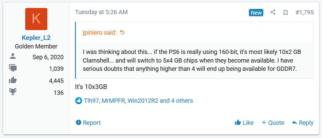PS6要配备30GB GDDR7内存？价格要暴涨了