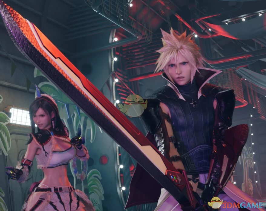 《最终幻想7：重生》克劳德的血色闪电之剑MOD