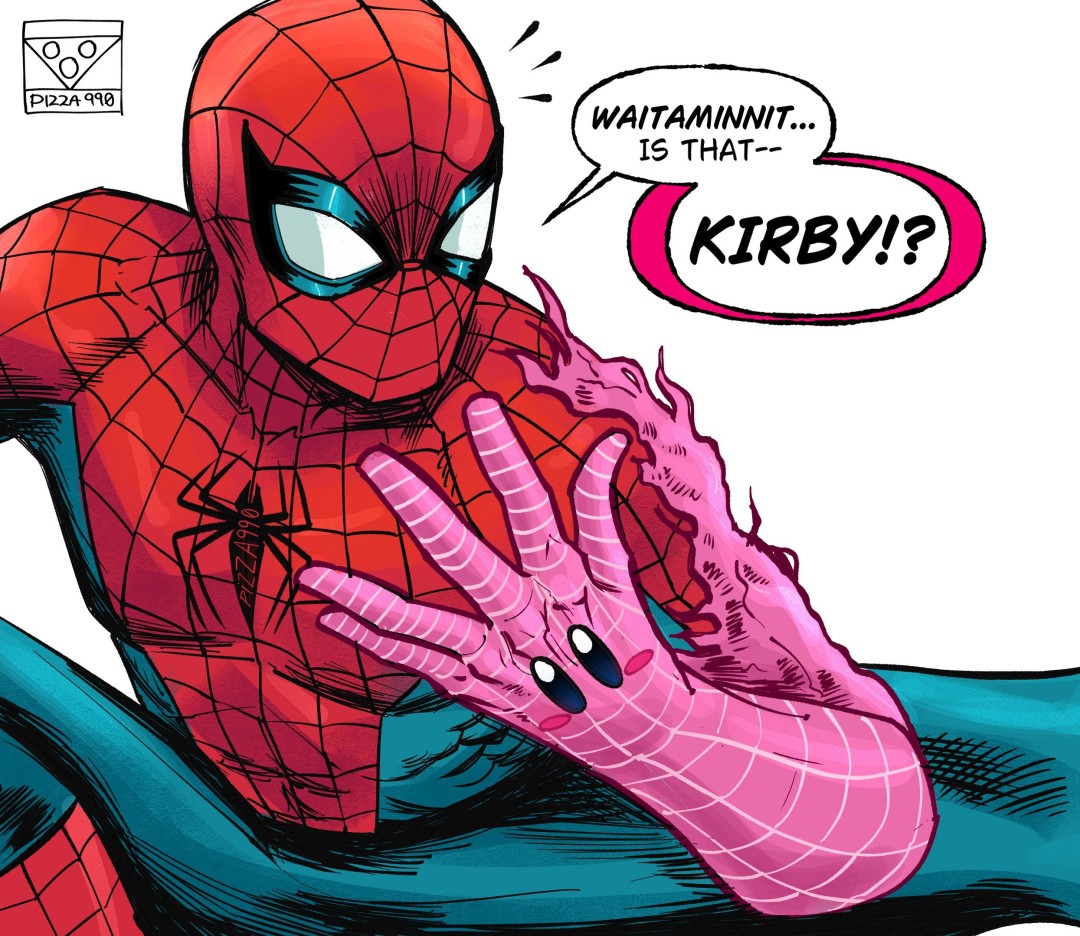 星之卡比吞下蜘蛛侠会怎样？全网粉丝的脑洞太有才！